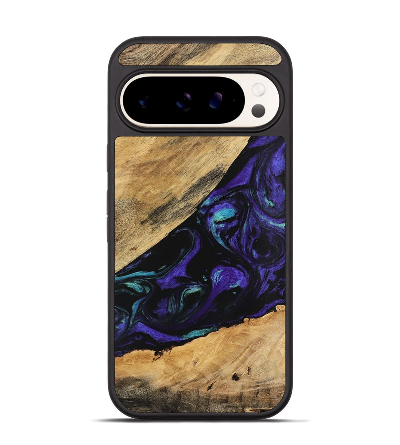 Pixel 9 Pro Wood Phone Case - Cale (Purple, 740991)