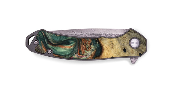 EDC Wood Pocket Knife - Kyla (Green, 740998)