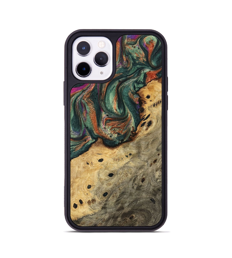 iPhone 11 Pro Wood Phone Case - Kyla (Green, 740998)