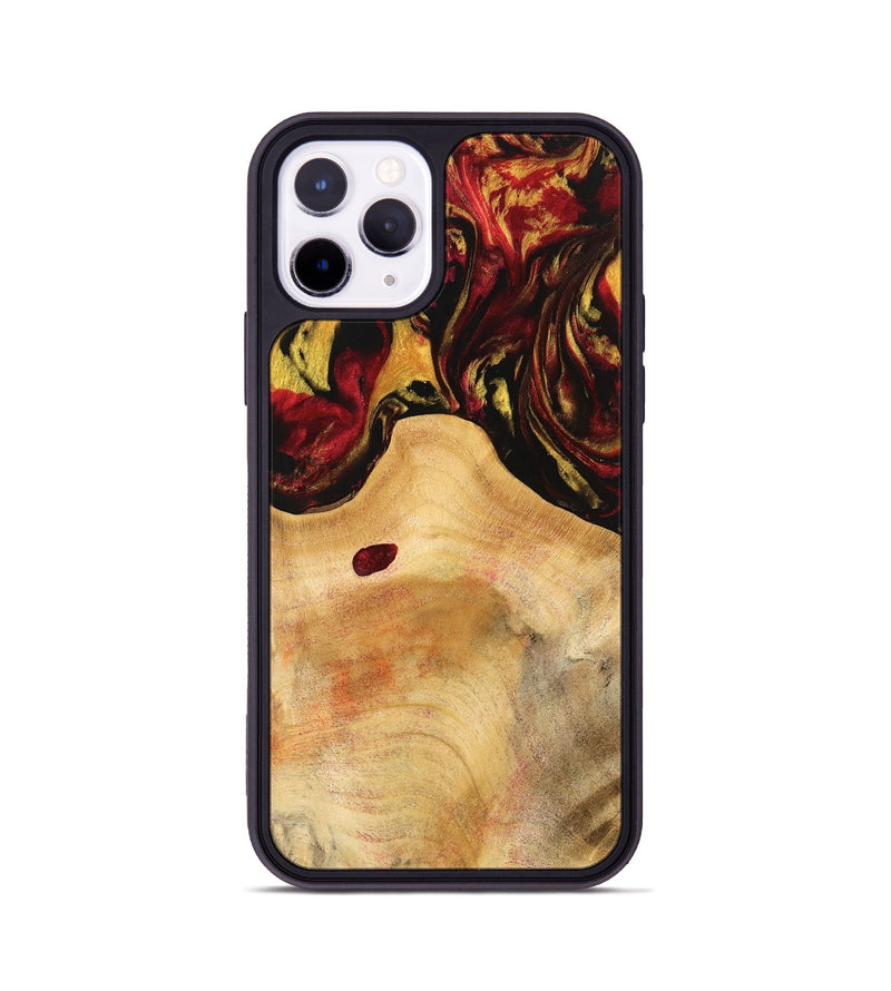 iPhone 11 Pro Wood Phone Case - Rudy (Red, 741003)