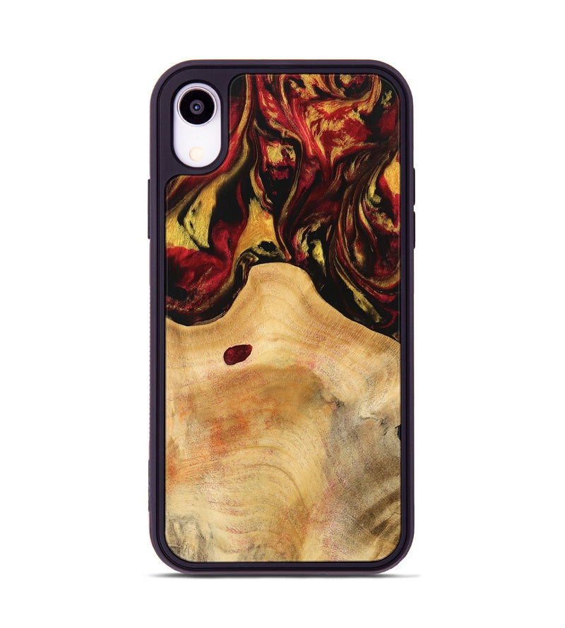 iPhone Xr Wood Phone Case - Rudy (Red, 741003)