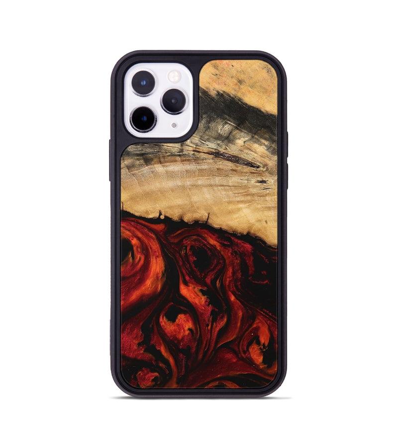 iPhone 11 Pro Wood Phone Case - Kizzee (Red, 741005)