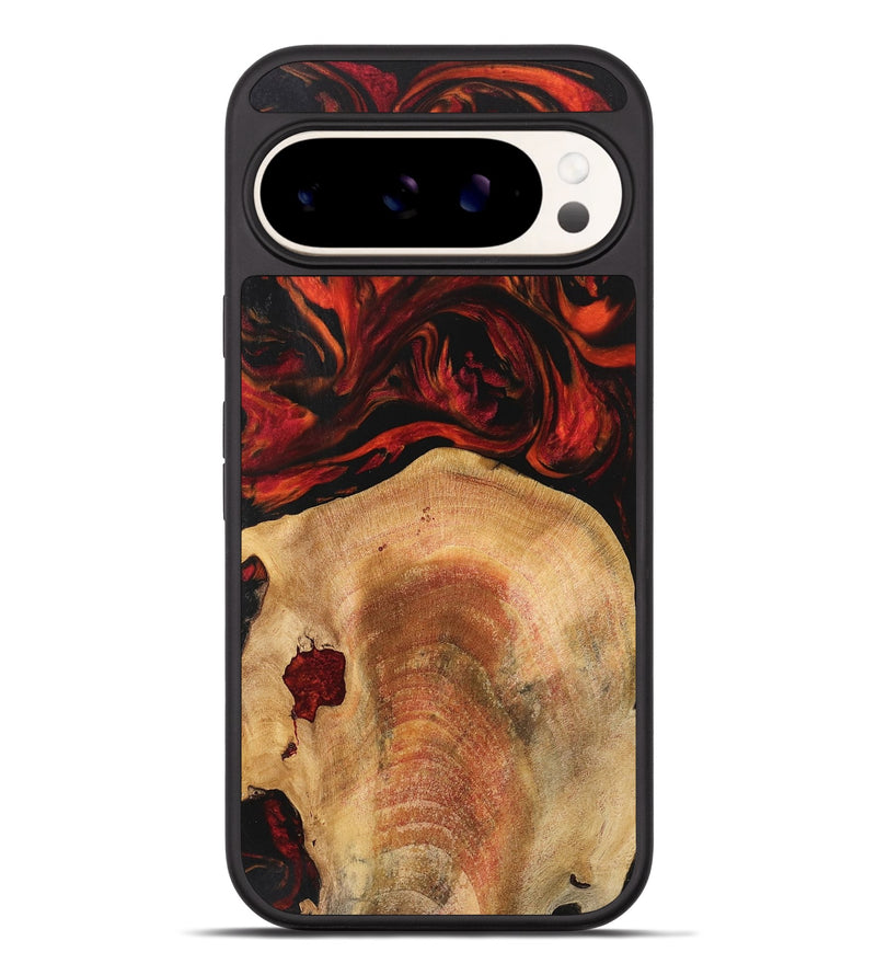 Pixel 9 Pro XL Wood Phone Case - Zulema (Red, 741007)