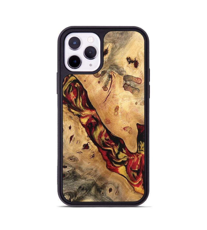 iPhone 11 Pro Wood Phone Case - Tybi (Red, 741021)