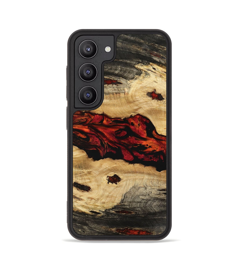 Galaxy S23 Wood Phone Case - Tuan (Red, 741024)