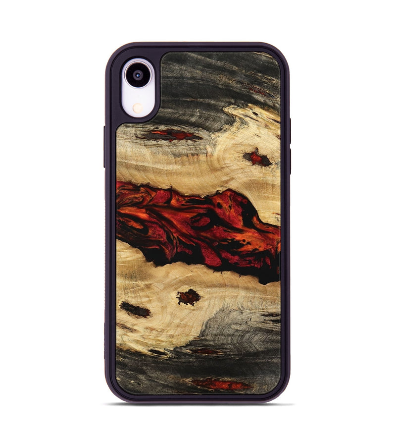 iPhone Xr Wood Phone Case - Tuan (Red, 741024)