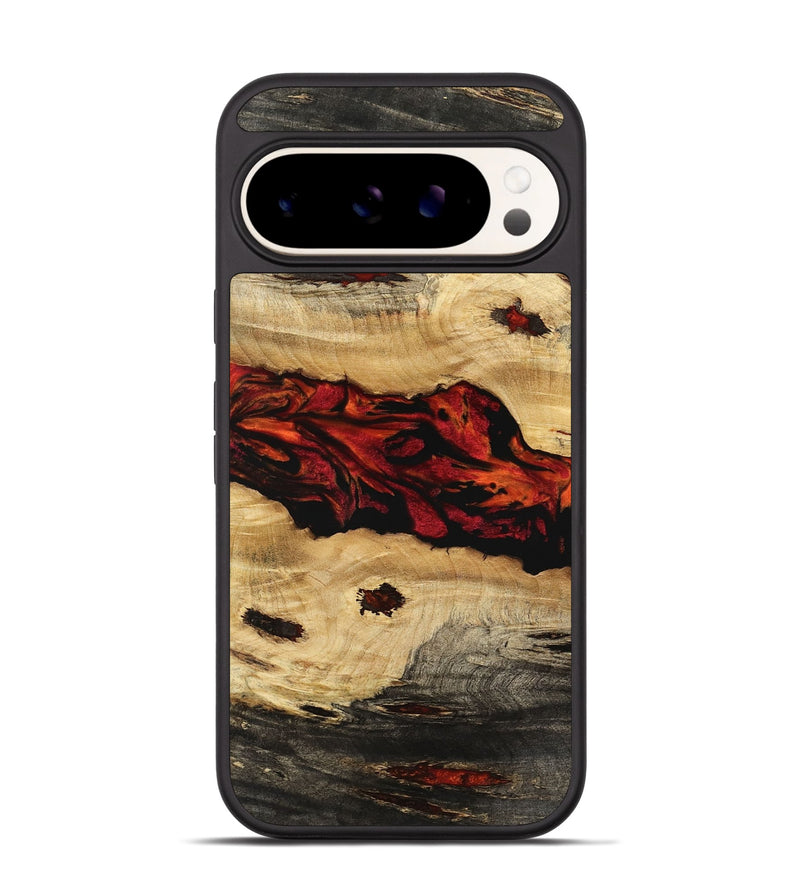 Pixel 9 Pro Wood Phone Case - Tuan (Red, 741024)