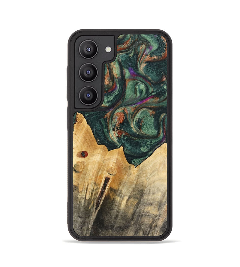 Galaxy S23 Wood Phone Case - Elliott (Green, 741035)