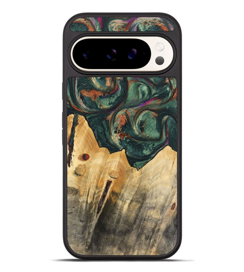 Pixel 9 Pro XL Wood Phone Case - Elliott (Green, 741035)