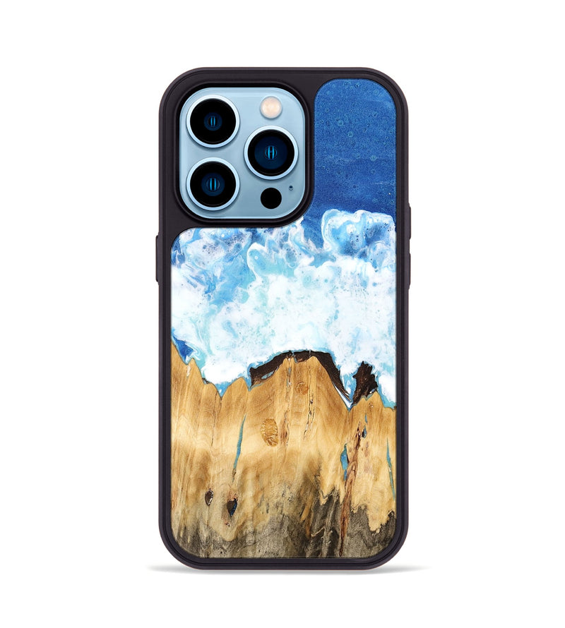 iPhone 14 Pro Wood Phone Case - Trena (Coastal, 741040)