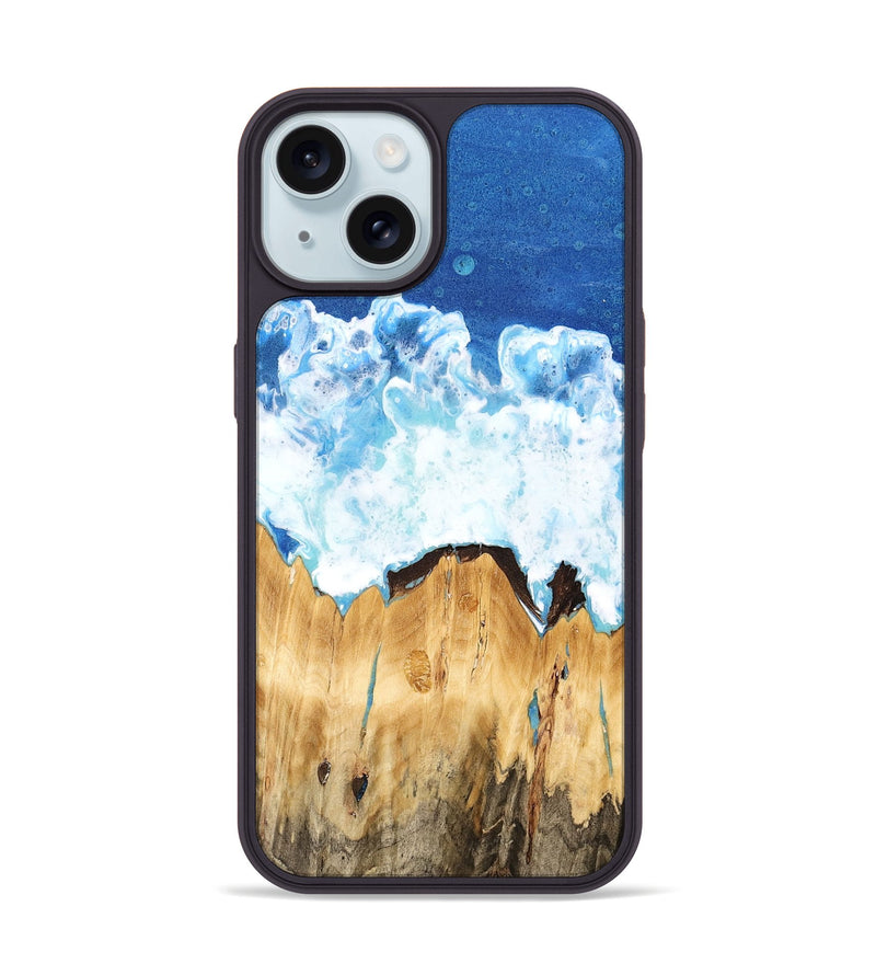 iPhone 15 Wood Phone Case - Trena (Coastal, 741040)