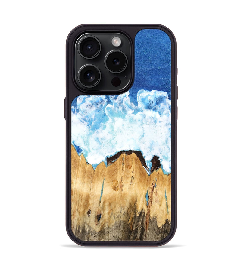 iPhone 15 Pro Wood Phone Case - Trena (Coastal, 741040)