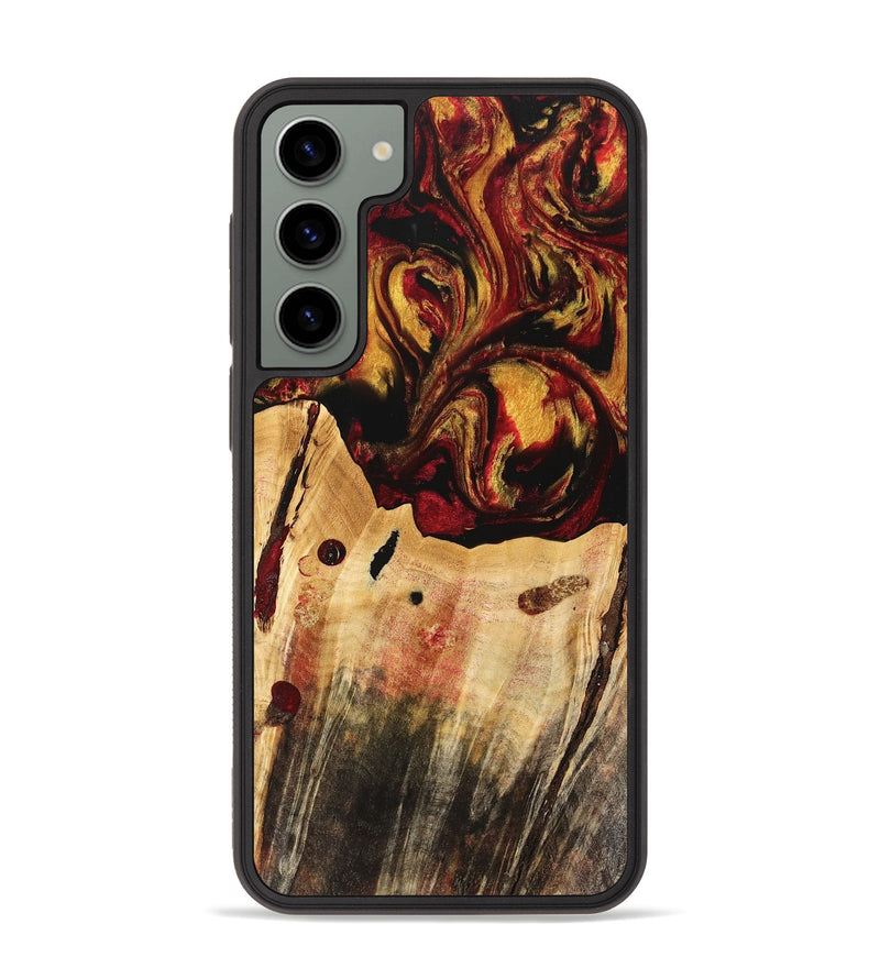 Galaxy S23 Plus Wood Phone Case - Rijn (Red, 741047)