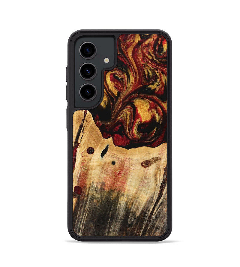 Galaxy S24 Wood Phone Case - Rijn (Red, 741047)