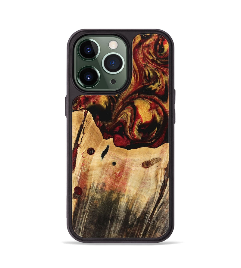 iPhone 13 Pro Wood Phone Case - Rijn (Red, 741047)