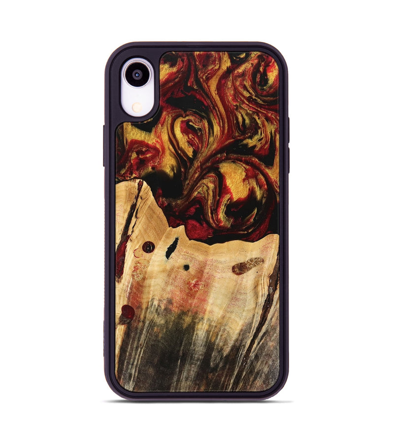 iPhone Xr Wood Phone Case - Rijn (Red, 741047)