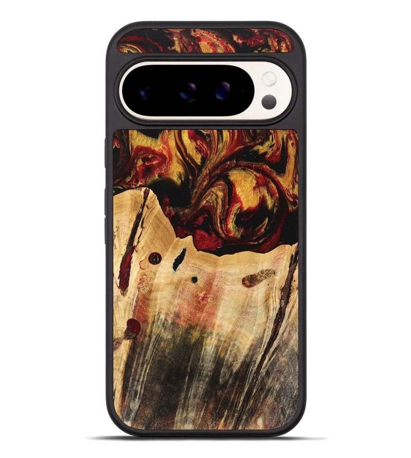 Pixel 9 Pro XL Wood Phone Case - Rijn (Red, 741047)