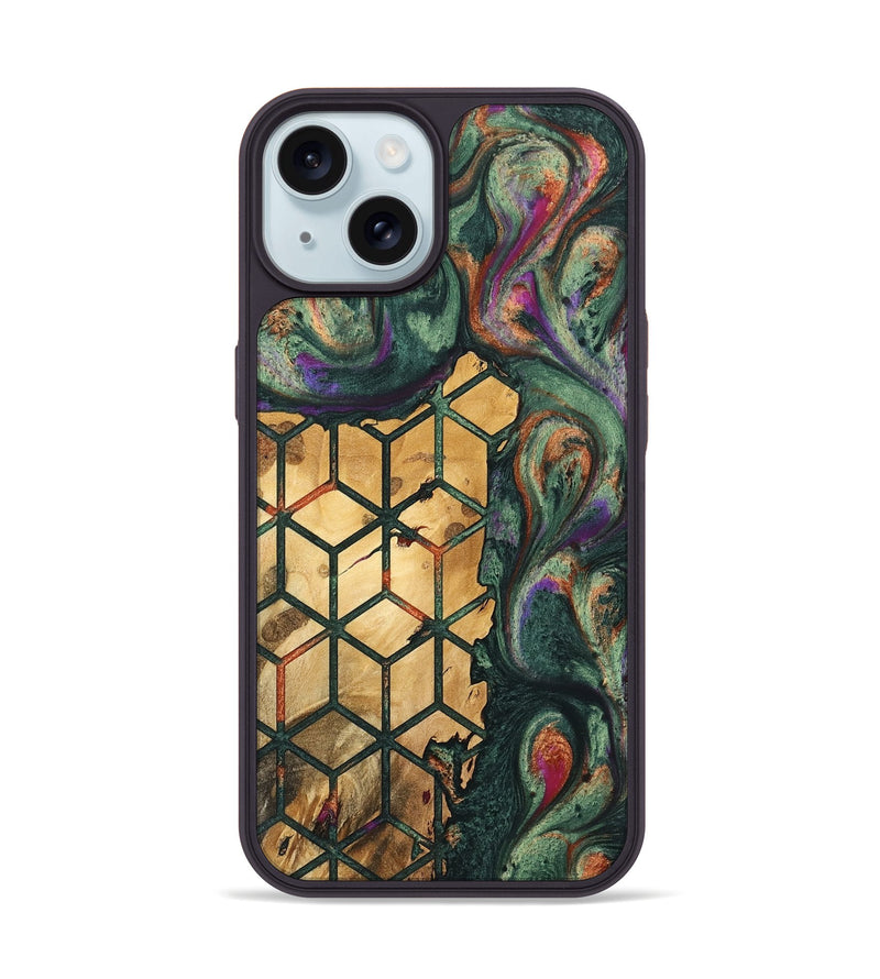 iPhone 15 Wood Phone Case - Darrol (Pattern, 741048)