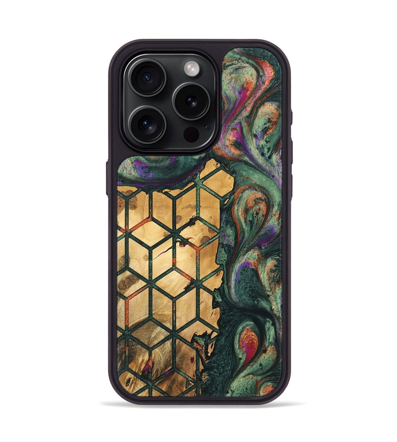 iPhone 15 Pro Wood Phone Case - Darrol (Pattern, 741048)