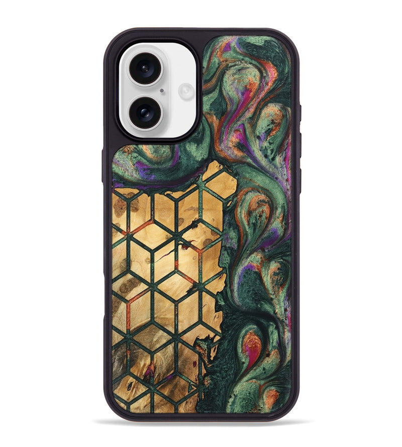 iPhone 16 Plus Wood Phone Case - Darrol (Pattern, 741048)