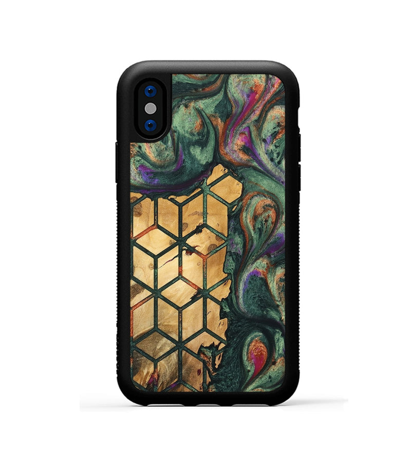 iPhone Xs Wood Phone Case - Darrol (Pattern, 741048)