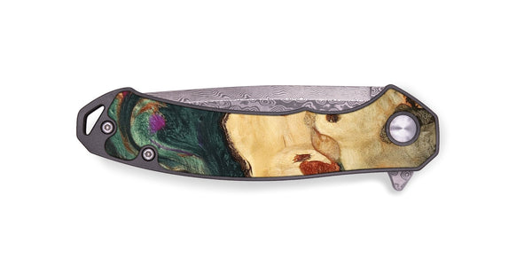 EDC Wood Pocket Knife - Doloris (Green, 741054)