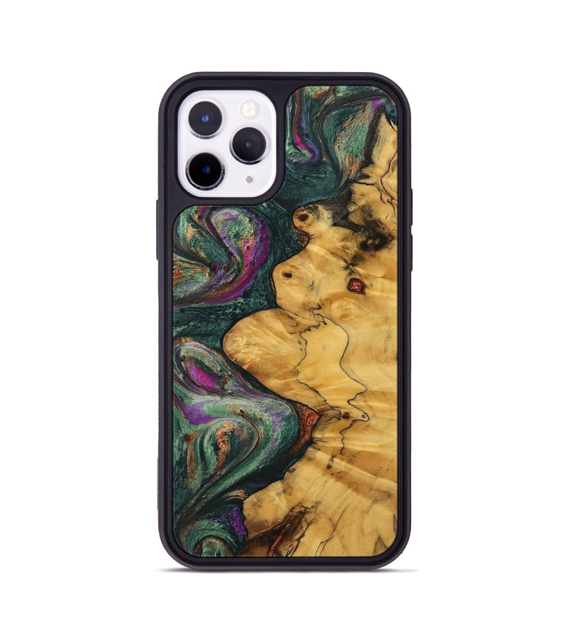 iPhone 11 Pro Wood Phone Case - Randel (Green, 741055)