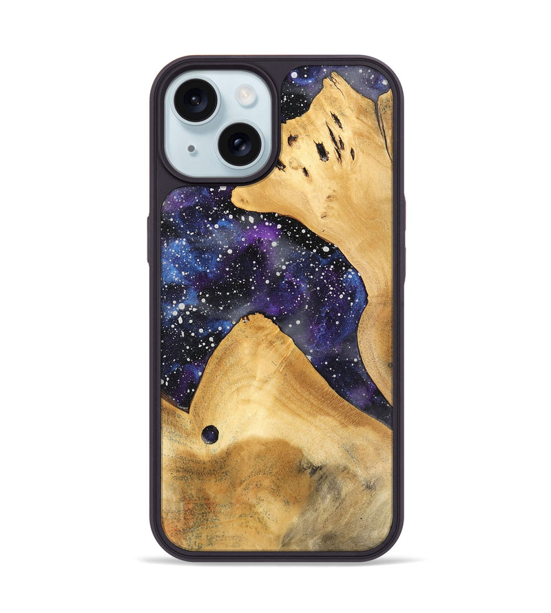 iPhone 15 Wood Phone Case - Lapkin (Cosmos, 741058)