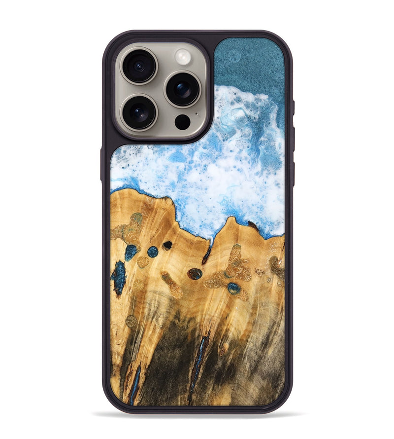 iPhone 15 Pro Max Wood Phone Case - Fanya (Coastal, 741063)