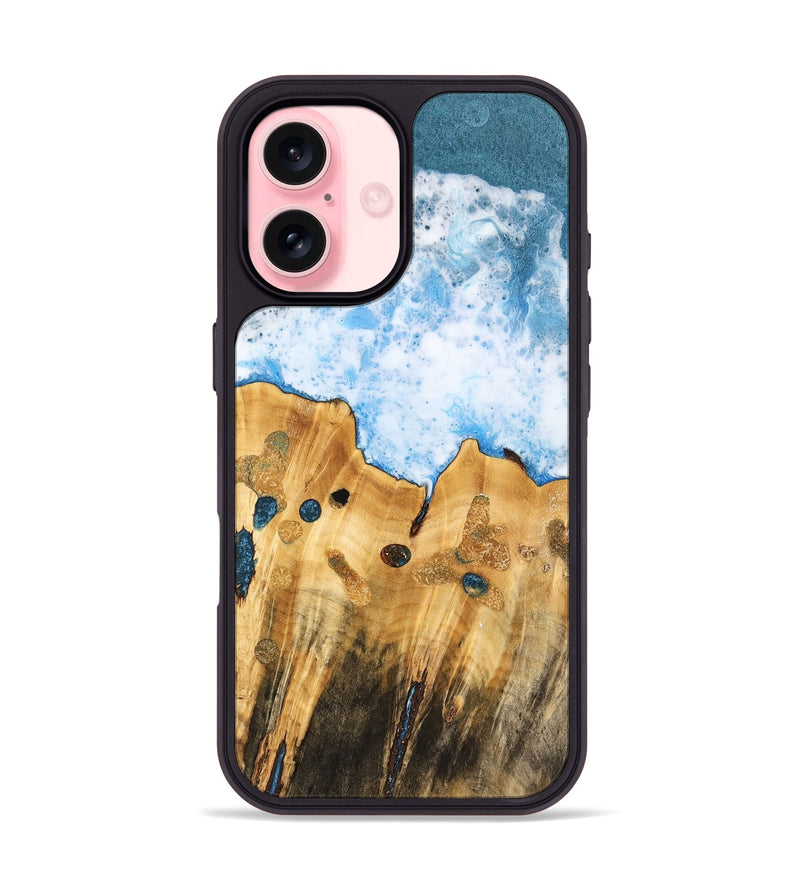 iPhone 16 Wood Phone Case - Fanya (Coastal, 741063)