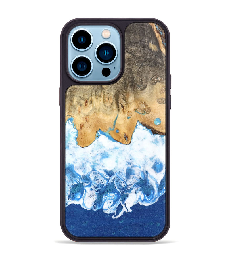 iPhone 14 Pro Max Wood Phone Case - Vidya (Coastal, 741068)