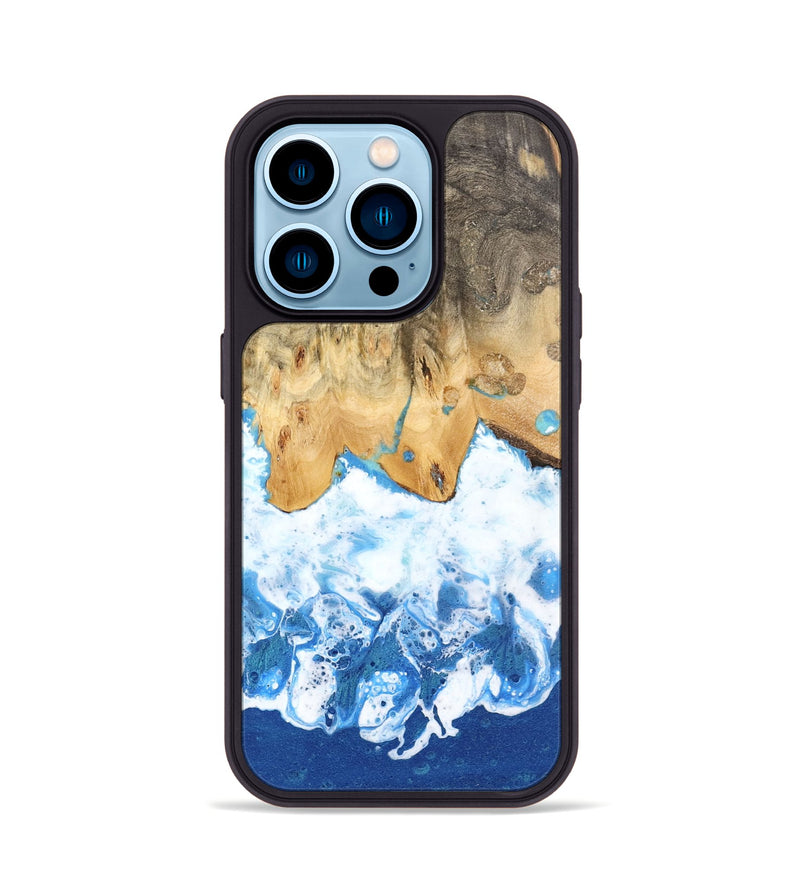 iPhone 14 Pro Wood Phone Case - Vidya (Coastal, 741068)