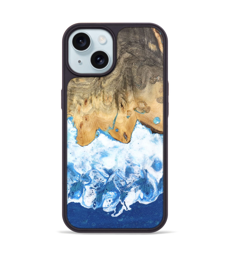 iPhone 15 Wood Phone Case - Vidya (Coastal, 741068)