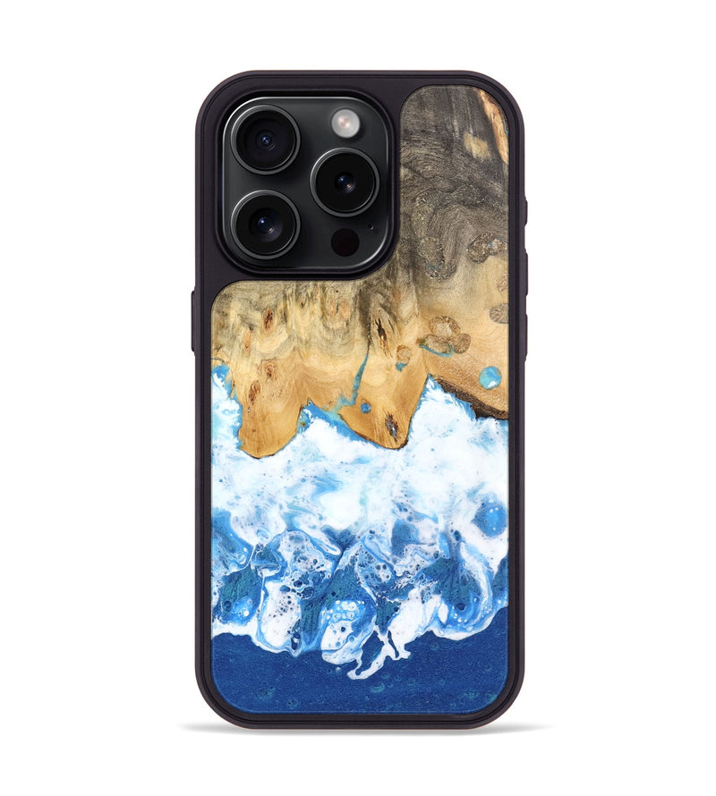 iPhone 15 Pro Wood Phone Case - Vidya (Coastal, 741068)