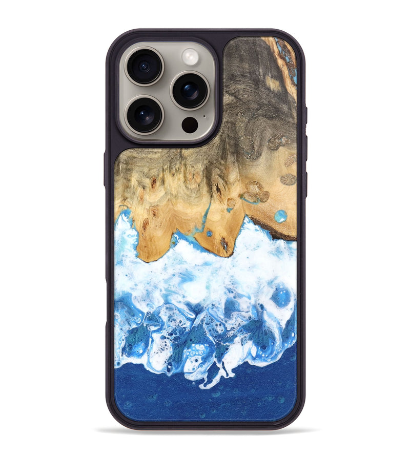 iPhone 16 Pro Max Wood Phone Case - Vidya (Coastal, 741068)