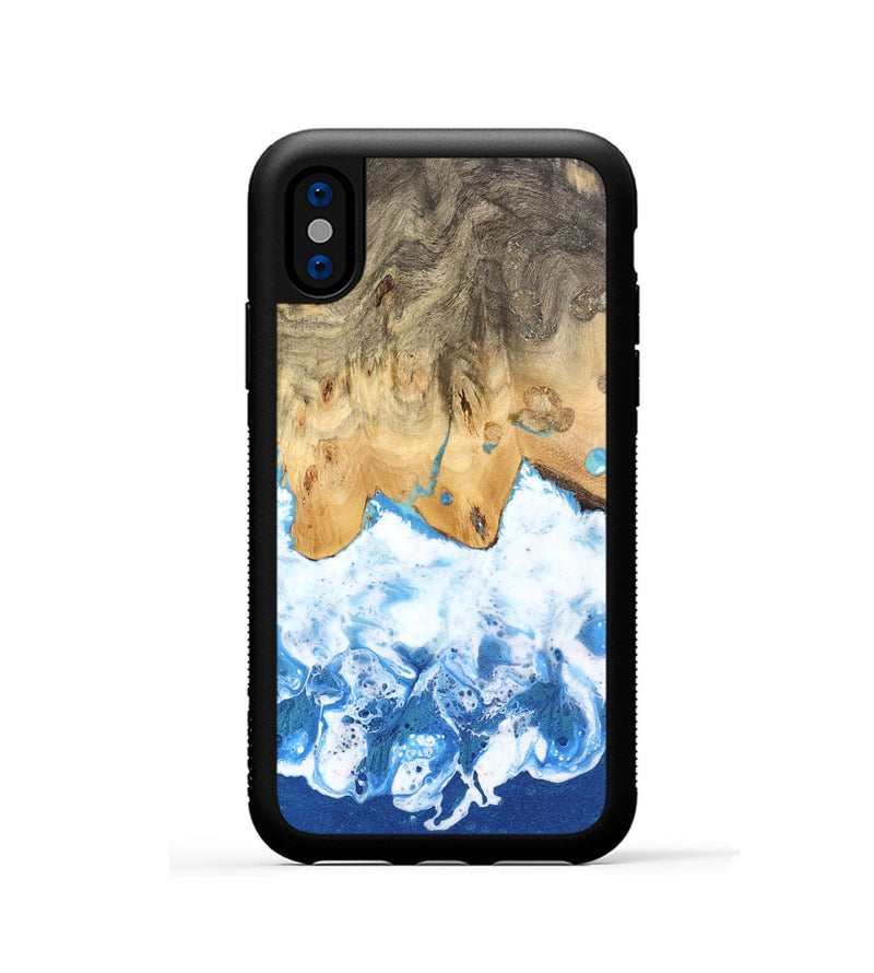 iPhone Xs Wood Phone Case - Vidya (Coastal, 741068)