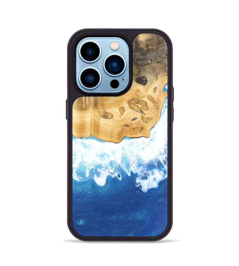 iPhone 14 Pro Wood Phone Case - Donita (Coastal, 741071)