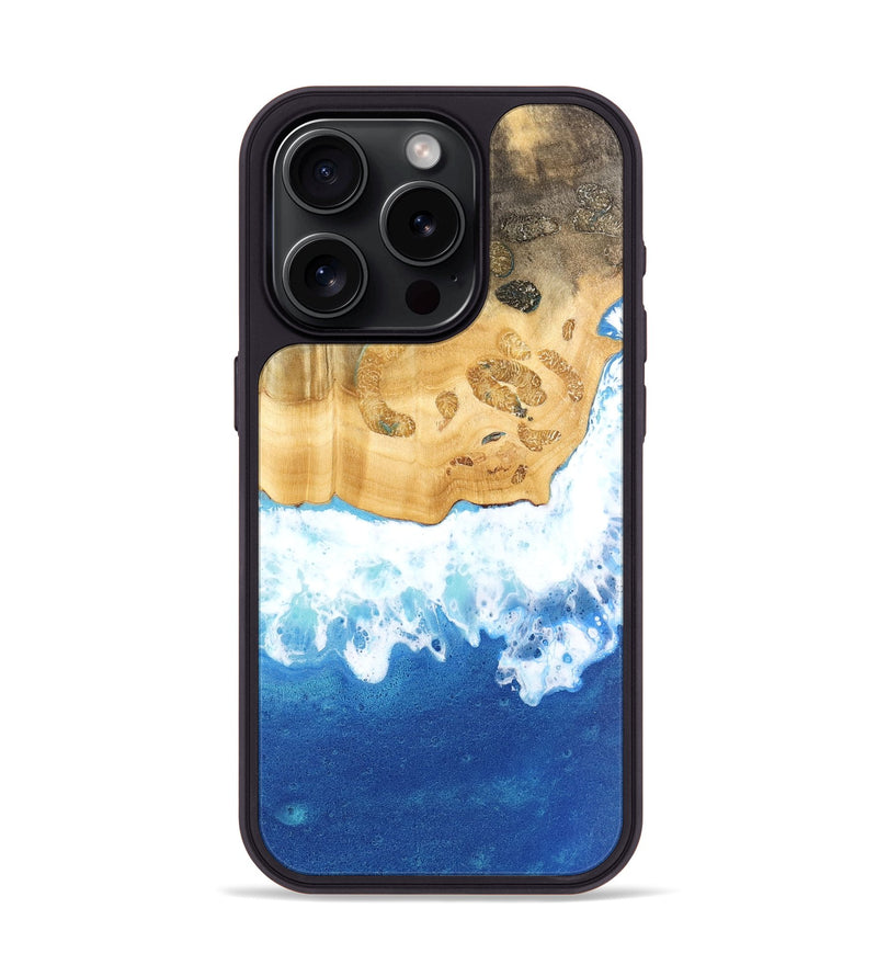 iPhone 15 Pro Wood Phone Case - Donita (Coastal, 741071)