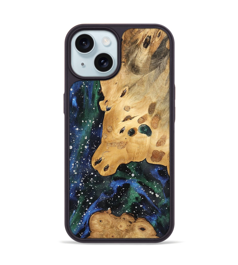 iPhone 15 Wood Phone Case - Pinkney (Cosmos, 741100)