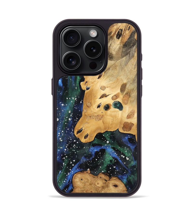 iPhone 15 Pro Wood Phone Case - Pinkney (Cosmos, 741100)