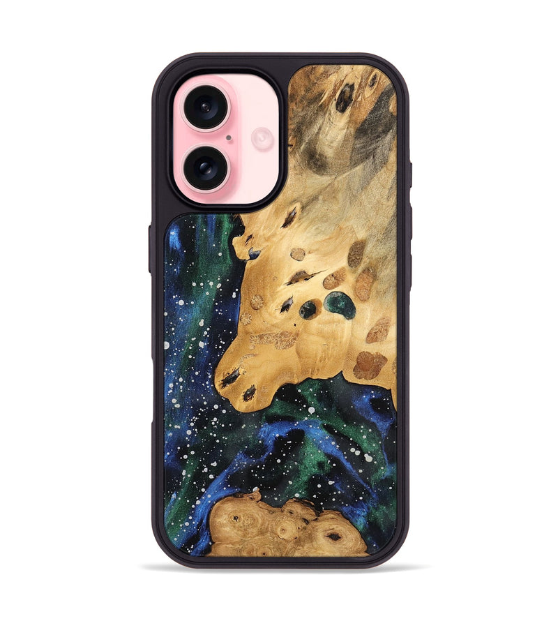 iPhone 16 Wood Phone Case - Pinkney (Cosmos, 741100)