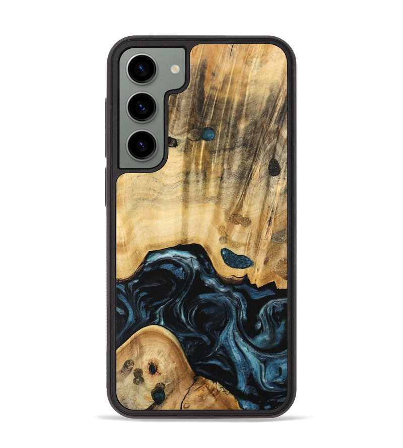 Galaxy S23 Plus Wood Phone Case - Eluned (Blue, 741104)