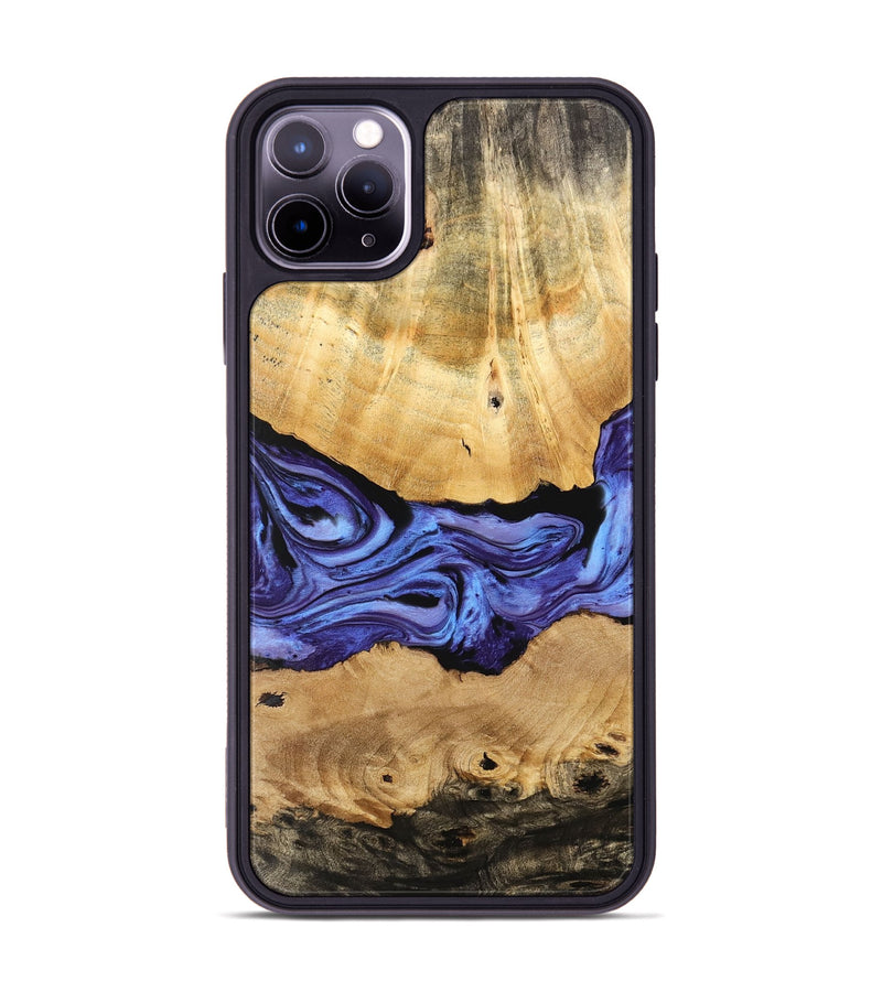 iPhone 11 Pro Max Wood Phone Case - Elsa (Purple, 741108)