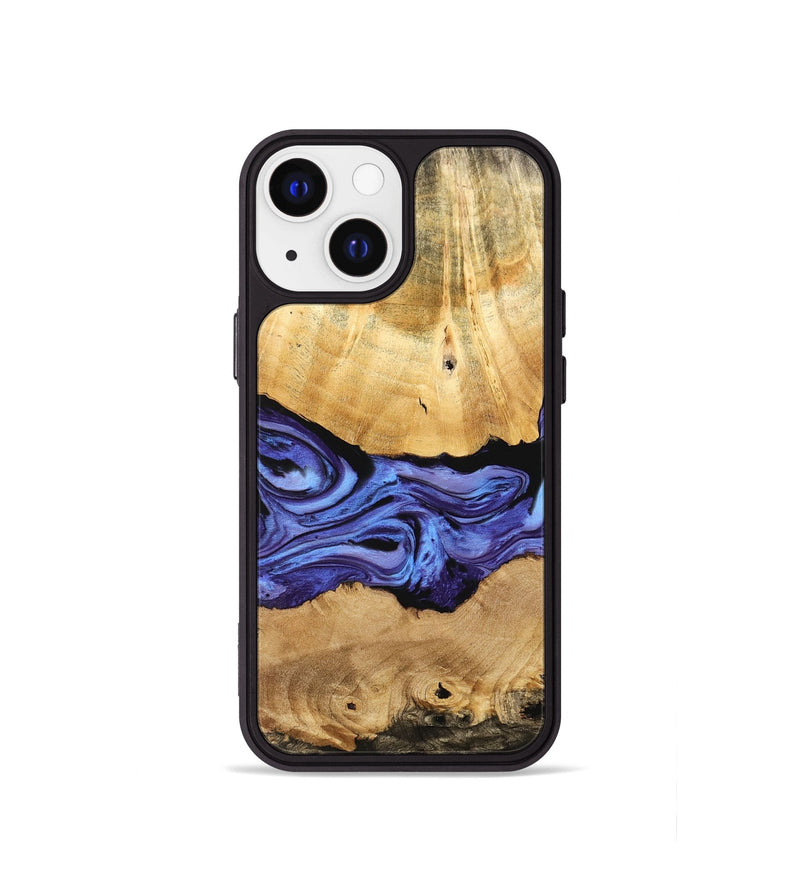 iPhone 13 mini Wood Phone Case - Elsa (Purple, 741108)