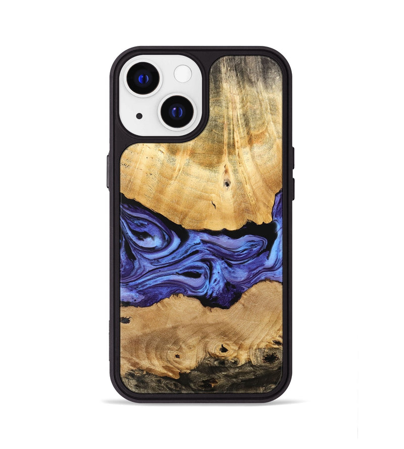 iPhone 13 Wood Phone Case - Elsa (Purple, 741108)