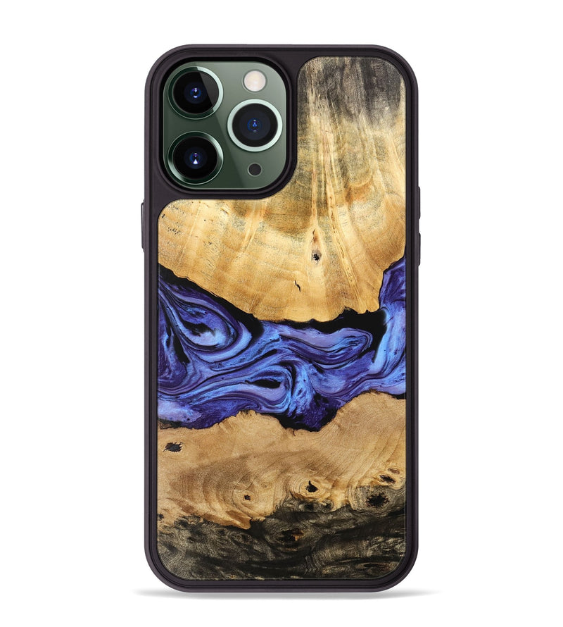 iPhone 13 Pro Max Wood Phone Case - Elsa (Purple, 741108)