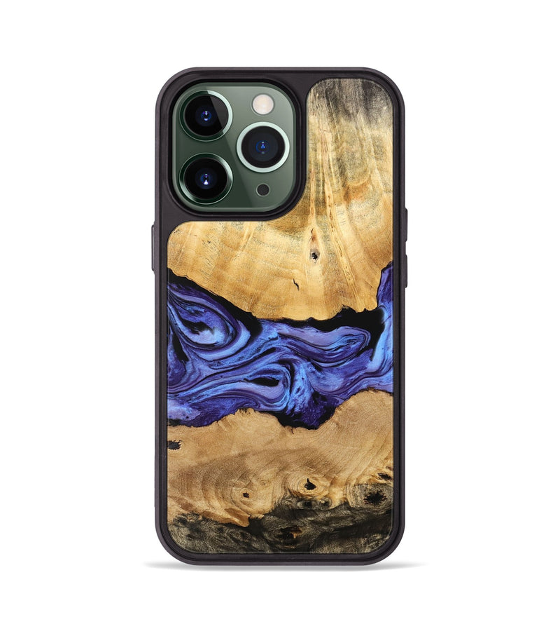 iPhone 13 Pro Wood Phone Case - Elsa (Purple, 741108)