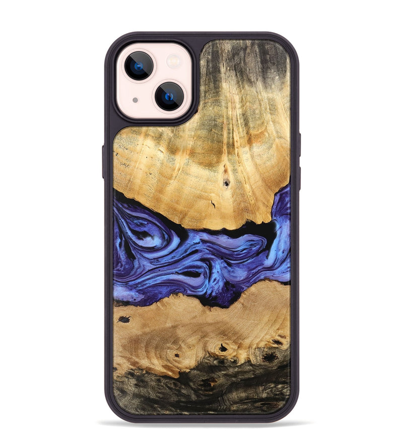 iPhone 14 Plus Wood Phone Case - Elsa (Purple, 741108)