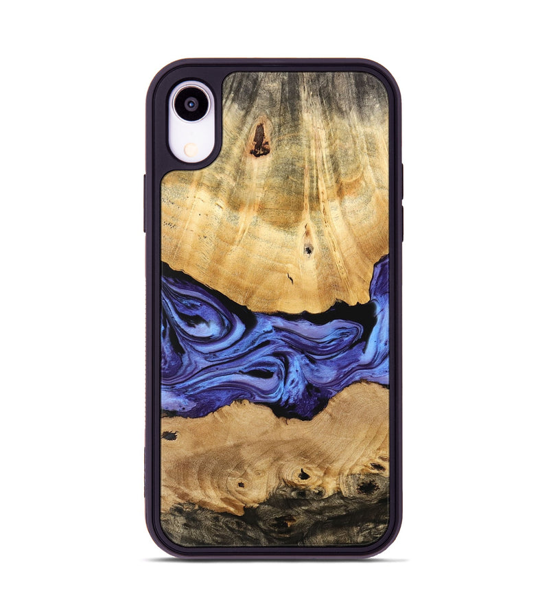 iPhone Xr Wood Phone Case - Elsa (Purple, 741108)