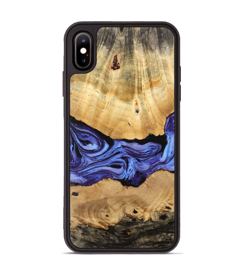 iPhone Xs Max Wood Phone Case - Elsa (Purple, 741108)